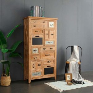 SINFONIER DE MADERA 80X37X155CM