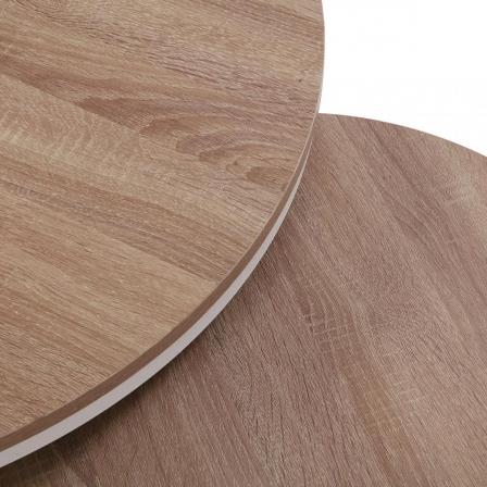 2 MESAS AUXILIARES AUREA BLANCAS - Imagen 3