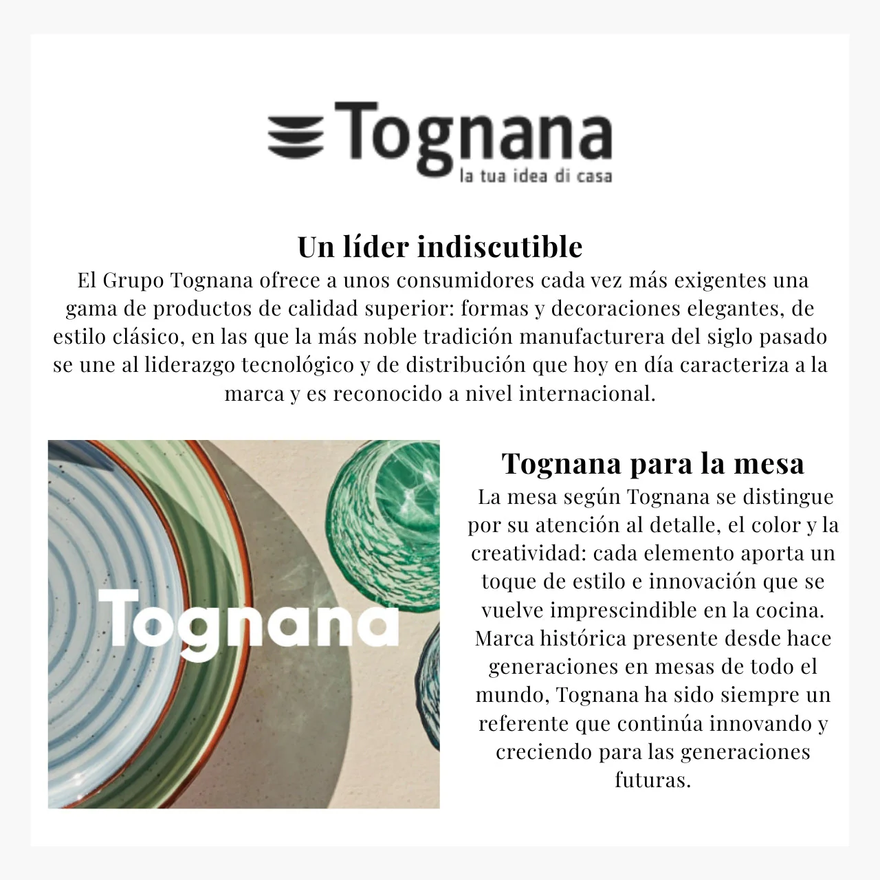 Juego de tazas de porcelana Mallorca Tognana - Imagen 5