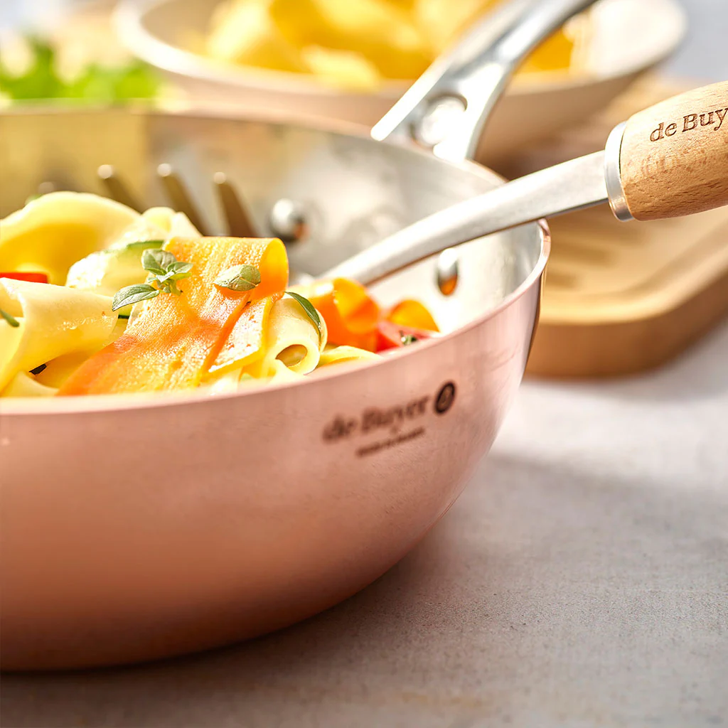 Sauté bombeada de cobre Prima Matera De Buyer (inducción) - Imagen 2