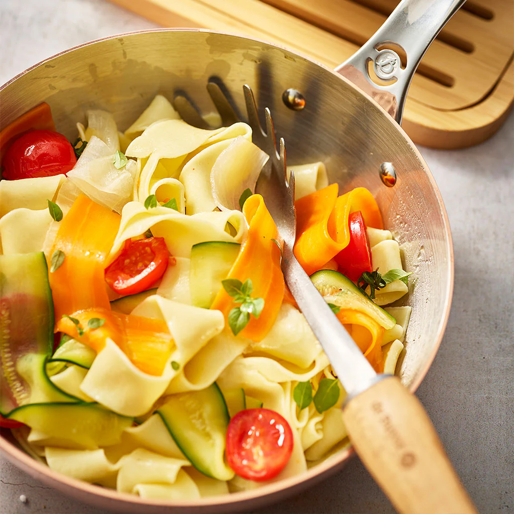 Sauté bombeada de cobre Prima Matera De Buyer (inducción) - Imagen 4