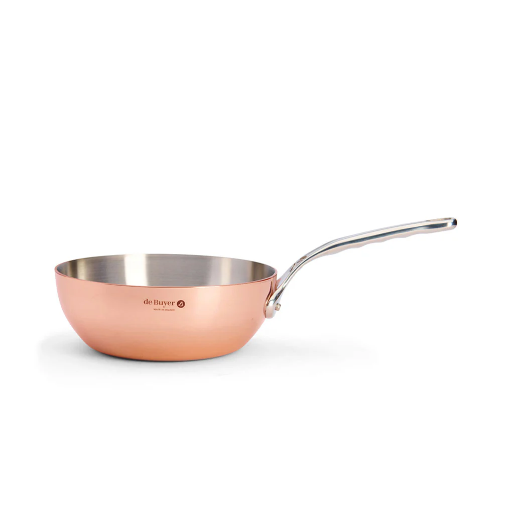 Sauté bombeada de cobre Prima Matera De Buyer (inducción) - Imagen 7
