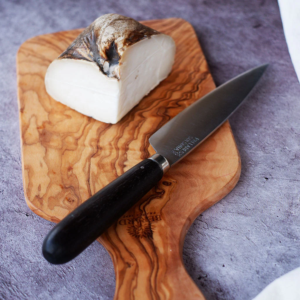 Cuchillo de cocina con mango redondeado de Ébano Pallarès - Imagen 4