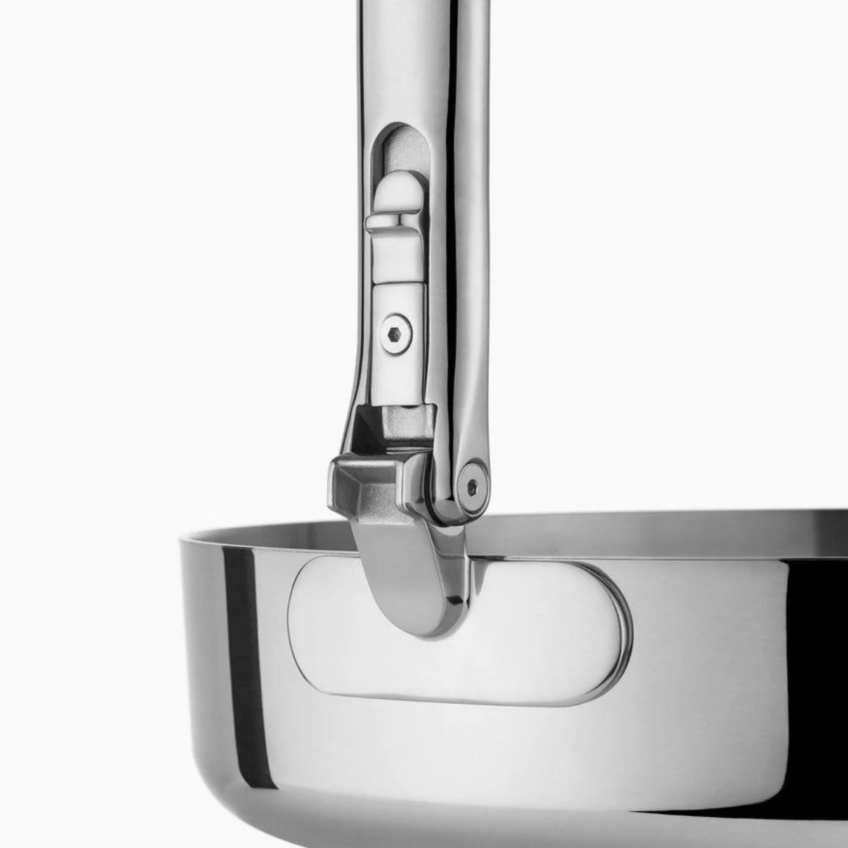 Sartén de acero inoxidable tricapa y con mango plegable Space Steel Joseph Joseph - Imagen 9