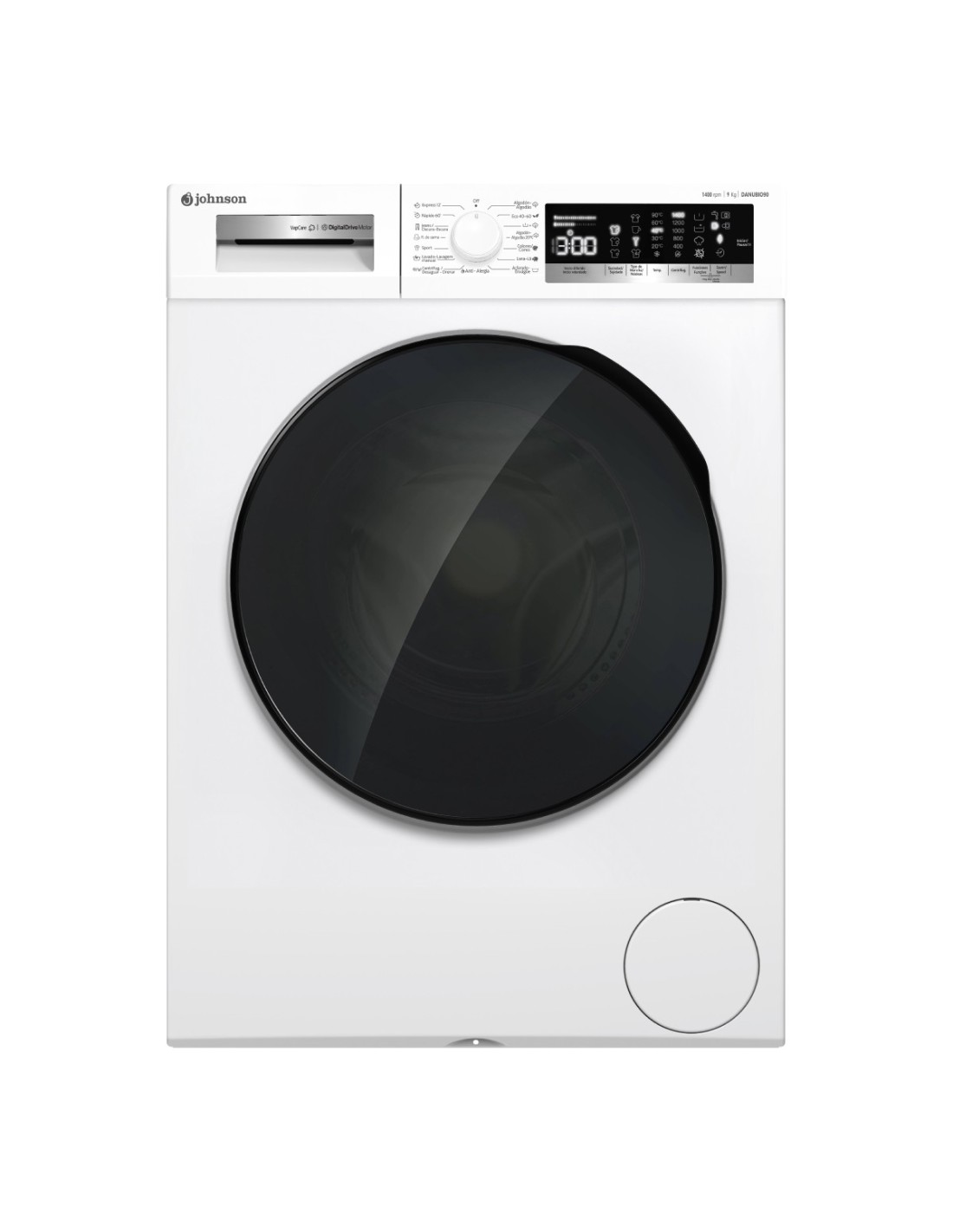 LAVADORA JOHNSON 9KG 1400RPM A-20%