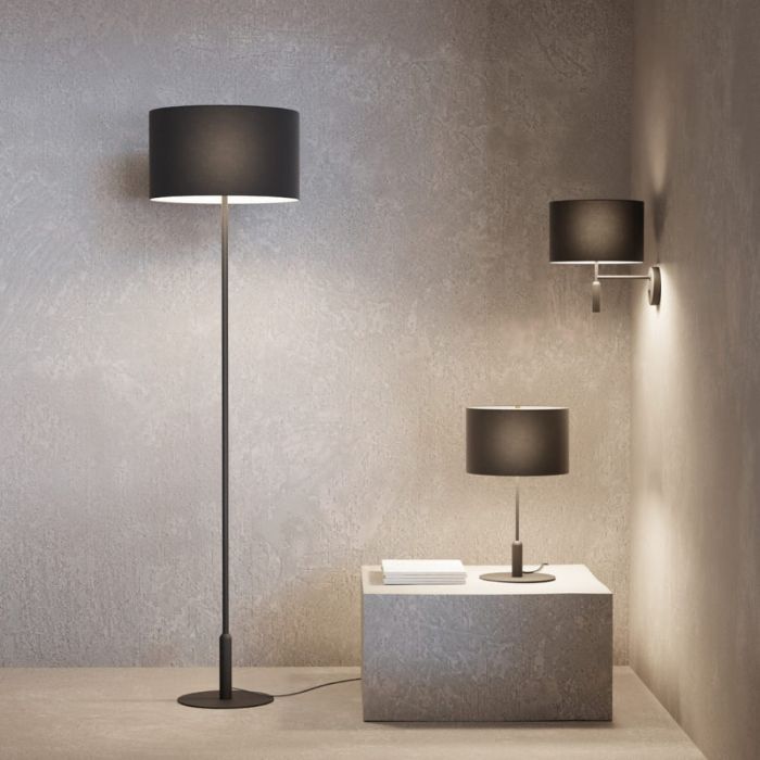 SULION BASIC STYLO LÁMPARA DE PIE NEGRO - Imagen 5