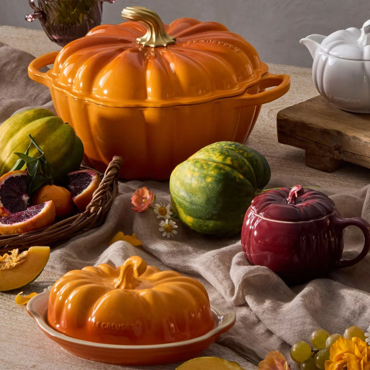 Taza cerámica calabaza con tapa 400 ml Le Creuset - Imagen 8